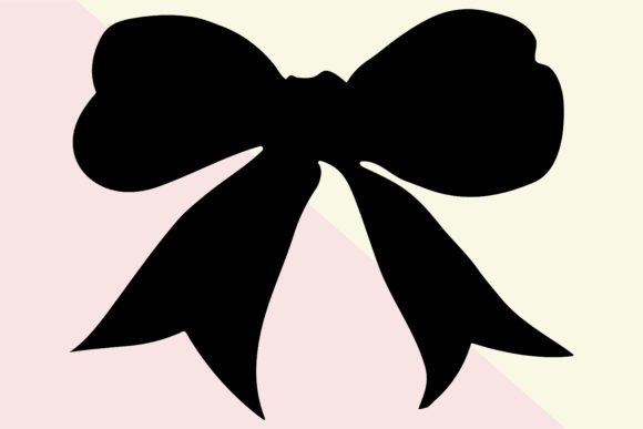 Bow Ribbon Black Silhouette 4: A Versatile Design Element for Creative Projects