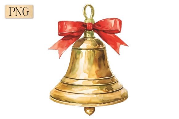 Christmas Bell PNG Clipart 13