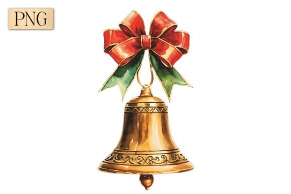 Christmas Bell PNG Clipart 7