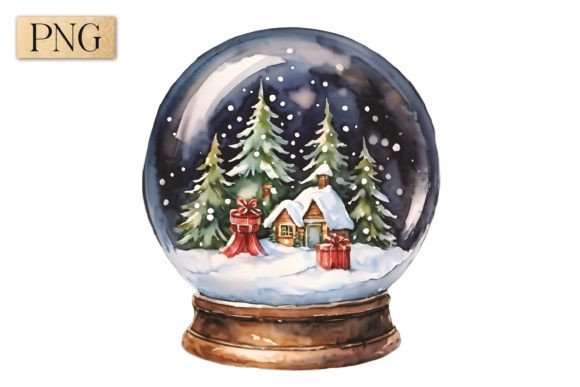 Christmas Eve Snow Globe PNG 4: A Strategic Visual Asset for Holiday Design and Branding
