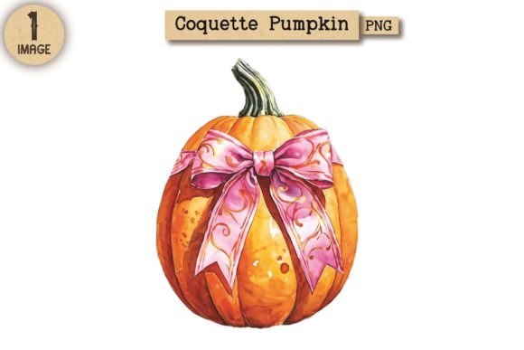 Coquette Pumpkin PNG Clipart 10