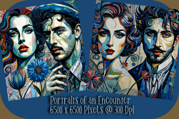 Ethereal Encounters: A Digital Art Journey Through Time and Style