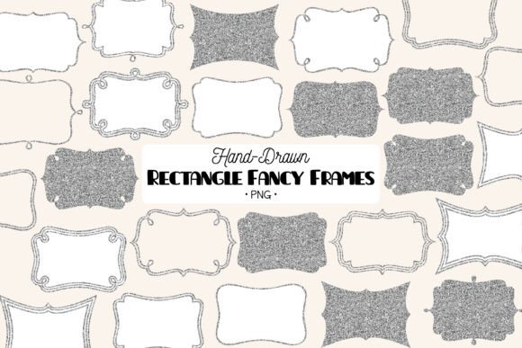 Fancy Silver Glitter Rectangular Frames: A Versatile Choice for Creative Projects