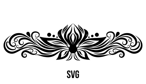 Floral Border SVG for Creative Projects
