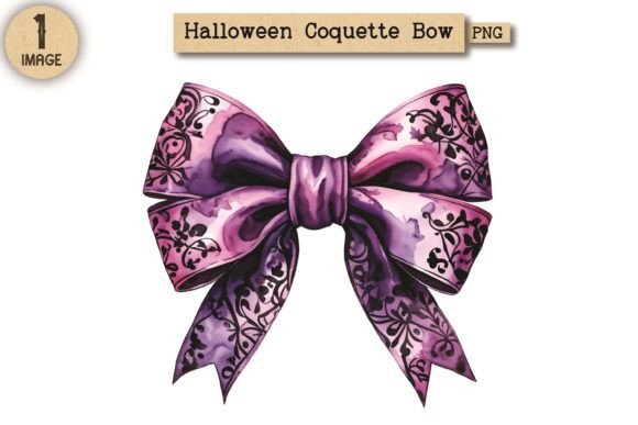 Halloween Coquette Bow PNG Clipart 16: A Versatile Design Element for Creators and Entrepreneurs