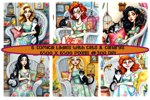 Ladies Feline Friends Canary: A Strategic Blend of Art and Inspiration