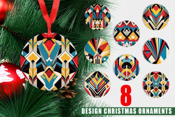Ornament Art Deco Pattern: A Timeless Choice for Christmas Decor