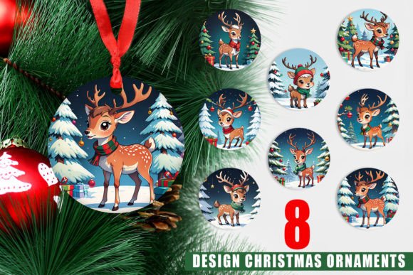 Ornament Christmas Deer and Christmas Ornaments PNG: A Creative Solution for Holiday Decor