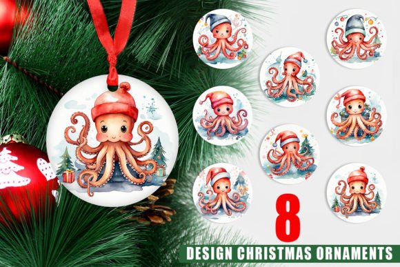 Ornament Christmas Octopus