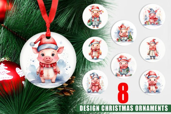 Ornament Christmas Pig: Unique Holiday Design