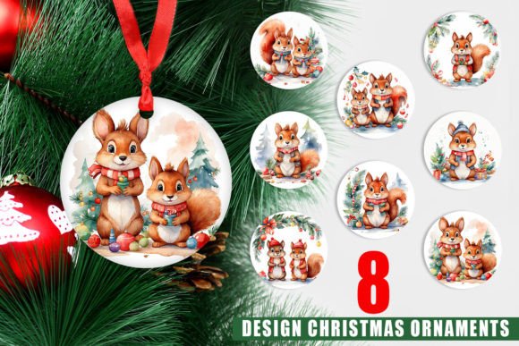 Ornament Christmas Squirrel and Christmas Ornaments PNG: A Creative Solution for Holiday Decor