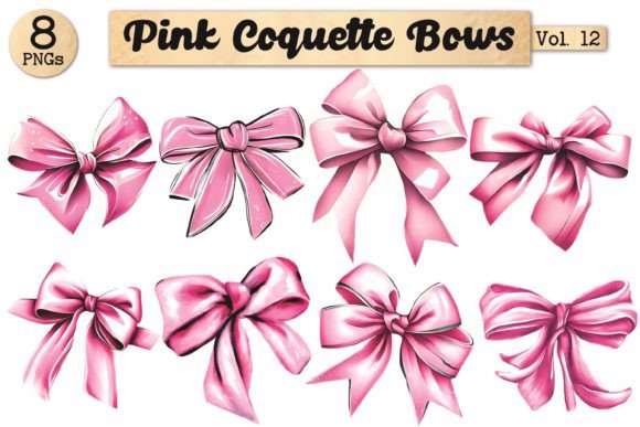 Pink Coquette Bows Vol. 12