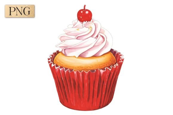 Valentine's Day Cupcake PNG Clipart 10